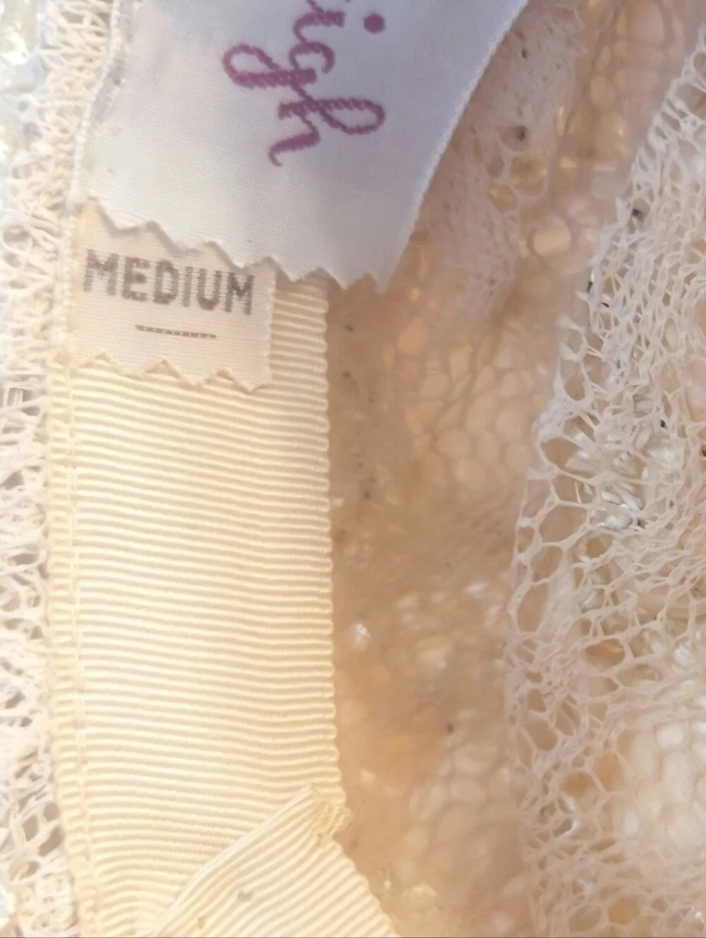 Vintage Pill Box Hat Champagne Ivory Lace & Satin Ranleigh Brand Size Medium - Picture 8 of 11